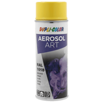 Spray de peinture - Jaune zinc - RAL 1018 - Brillant - Tous supports - Aérosol Art