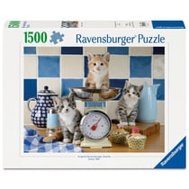 Puzzle 2D 1500 pièces - Chatons dans la cuisine - Ravensburger