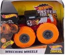 Monster trucks wrecking wheels bone shaker - hot wheels voiture noir - mattel - gkc85