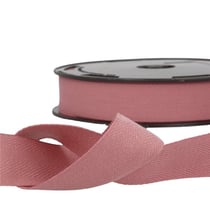 Bobine 50m sergé coton Vieux rose