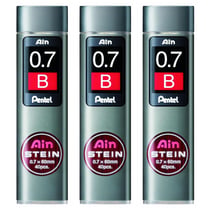 Mine de rechange Pentel - AIN STEIN C277 - 0,7 mm - Dureté B - Lot de 3 étuis de 40 mines