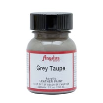 Flacon 29,5 ml - Peinture acrylique Angelus pour cuir - Gris Taupe - Haute qualité