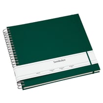 Album photo spirales Maxi Mucho – 90 pages noires – Vert Forêt – Semikolon