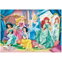 Puzzle disney les princesses - 24 pieces - puzzle super color maxi - clementoni - 24420