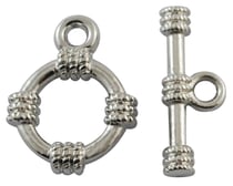 10 FERMOIRS TOOGLE toggle ARGENTE en acrylique ccb - creation bijoux perles