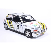 RENAULT 5 GT TURBO MK2 WHITE 19 A.OREILLE/G.THIMONIER RALLYE MONTE-CARLO 1989 1/18