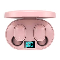 Écouteurs Bluetooth Sans Fil Avec Écran LED Et Réduction De Bruit Rose YONIS