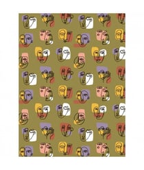 Tissu coton pablo de 135 cm de largeur Jaune vendu par 50 cm