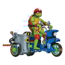 Ninja Turtles : Teenage Years - Figurine Raphael & Scooter et side-car 11 cm