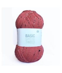 Découvrez la Polyvalence de la Pelote de Laine Basic Super Big Tweed Aran 400GR de Rico Design Orange (06)