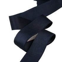 Bobine 20m élastique microfibre ultra doux bleu marine