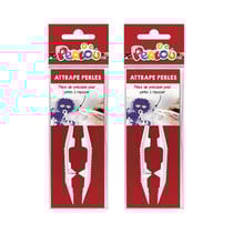 2 pinces attrape perles à repasser