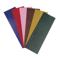 Feuille de cire, teintes rustiques, 6  couleurs assorties, 20x6,5 cm