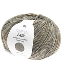 Laine à chaussette Superba Easy 8 fils - 150GR - Rico Design Marron (001 - Pebbles)