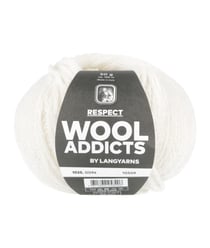 Pelote de Laine et Alpaga RESPECT - Wool Addicts 0094 Ecru