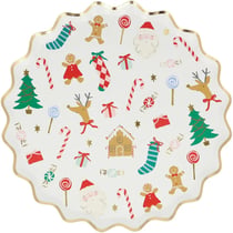 8 Petites Assiettes Joli Noël