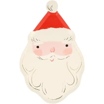 8 Assiettes Père Noël