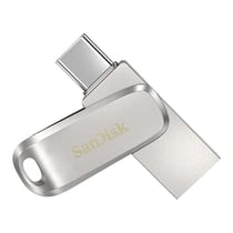 Clé USB SANDISK Ultra Dual Drive Luxe - Acier inoxydable - 128 Go
