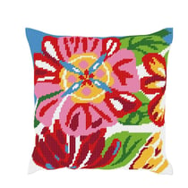 LUC - Kit coussin demi-point Fleurs