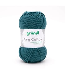 Pelote de Coton à tricoter KING COTTON - Grundl Vert