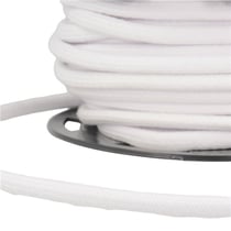 Bobine 20m Cordon coton blanc 8mm