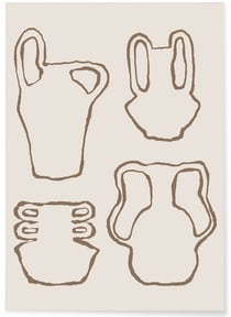 Affiche Les vases | A3 : 29,7x42cm