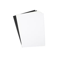 Papier cartonné Sizzix Surfacez - 60 feuilles - Noir/Ivoire/Blanc - A4