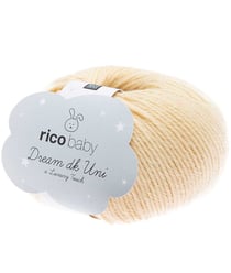 Fil à tricoter Rico Baby Dream Uni Dk - Rico Design 12 Crème