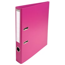 Classeur à levier PVC A4 dos de 50mm. - Fuchsia - x 10 - Exacompta