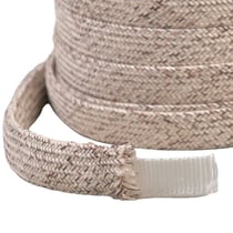 Tresse chinée pour anses de sacs 16mm écru au mètre