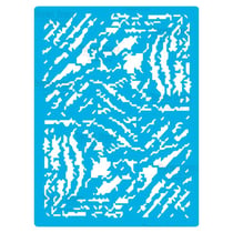 Pochoir plastique souple réutilisable 18,5 x 14,5 cm Fabrika Decoru TEXTURE 366