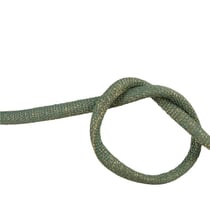 Bobine 25m cordon tresse métallisé vert/or 6mm