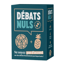 Débats Nuls Le jeu de discussion et d'improvisation - Pixie Games - Bleu