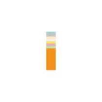 Paquet 100 fiches intercalaires horizontales unies perforées - 105x240mm - Couleurs assorties - x 12 - Exacompta