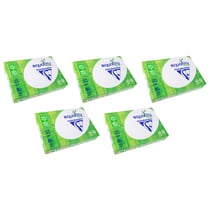 Lot de 5 Ramettes de 500 Feuilles de Papier 80g A4 Certifié PEFC 50% Recyclé Blanc EQUALITY