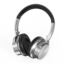 Casque Bluetooth ANC Réduction Bruit Design Rétro Confort Léger Qualité Son Supérieure Noir YONIS