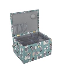 Boîte de Couture "Mouton" - 31x24x20cm - Hobby Gift Vert