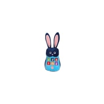 Peluche - Téléphone en peluche - Lapiphone Sonore - Bleu