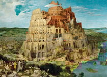 Puzzle 1000 pièces - Pieter Bruegel - Tour de Babel - Eurographics