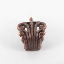 MégaCréa - Bélière filigranée métal 17mm Cuivré (10 pièces)