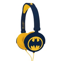 Casque stéréo filaire pliable Batman avec limitation de volume d'écoute