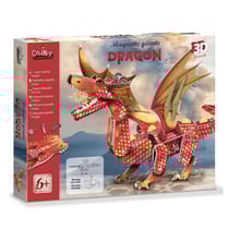 Maquette de dragon en carton