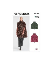 Patron New Look 6768 - Cape du 36 au 54 FR taille n°FR 36-54