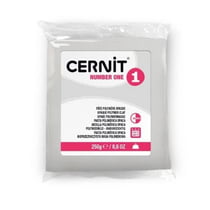 Pâte polymère Opaque à cuire Pâte à modeler pain de 250 g CERNIT Number one BLANC OPAQUE 027C