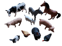 Figurines Animaux Ferme Montessori