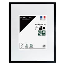 Cadre photo Wild noir 60x80 cm avec passe-partout 40x50 cm