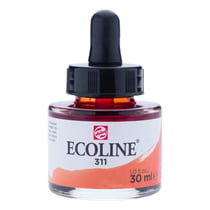 Encre aquarelle Ecoline 30ml 311 Vermillon Royal Talens