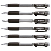 Porte-mines PENTEL Fiesta II - Pointe 0,7 mm - Corps noir - Lot de 6