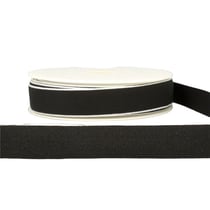 Bobine 22m Elastique multicolore 40 mm Noir