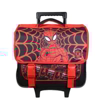 Cartable à roulettes 38 cm Spiderman Noir - BAGTROTTER
